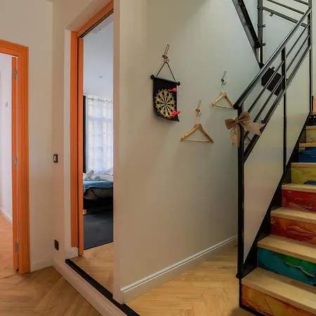 公寓 Duplex Colore 6 Personnes Place Des Heros - Vue Beffroi - Centre 阿拉斯