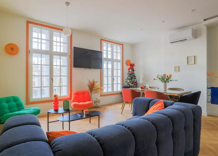 Appartamento Duplex Coloré 6 Personnes Place Des Héros - Vue Beffroi - Centre Arras